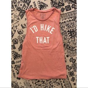 I’d Hike That Coral Tank Top Keep Nature Wild
